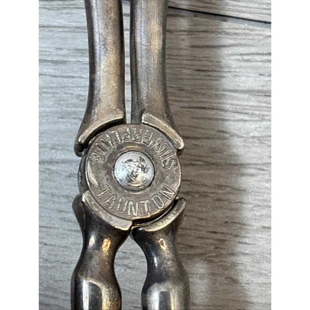 Vintage Taunton Italy Silver-plated Cake Pie Server – Shell Scroll Handle 10”